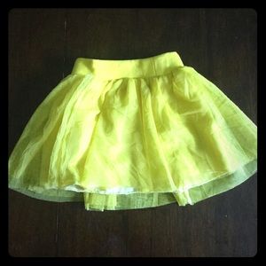 BRIGHT YELLOW NEWBORN SKIRT